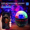 USB LED Galaxy Ball Projector Night Light with Remote Control, Home Ceiling Party Atmosphere Decor Lamp