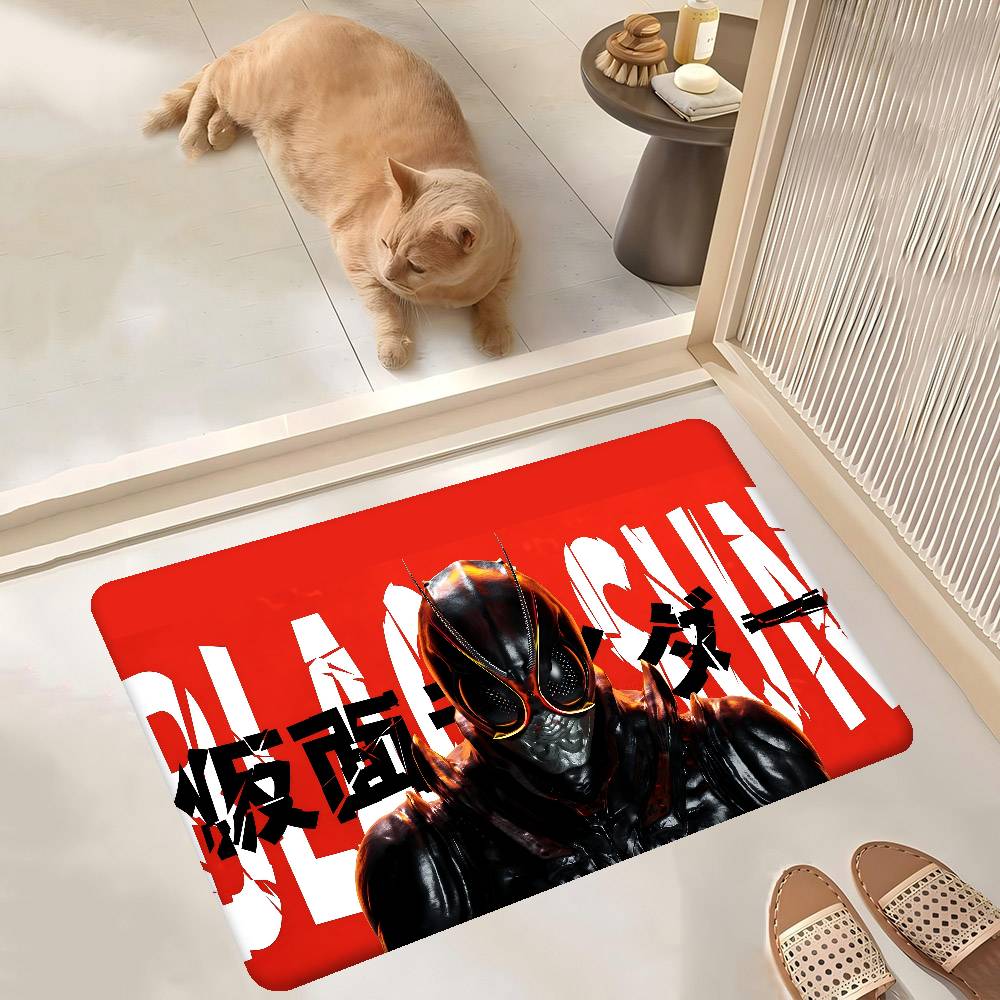 Kamen Rider Black Sun Fußmatte Günstiger Rutschfest Modernes Wohnzimmer Balkon Bedruckte Bettvorleger