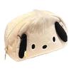 Large Capacity Cute Plush Pacha Dog Pencil Case for Middle School - Japanese Cartoon Girl Design