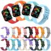 Replacement Watchband Silicone Sport Strap Comfortable Silicone Wristband Portable Watch Strap Suitable for Watch fit3