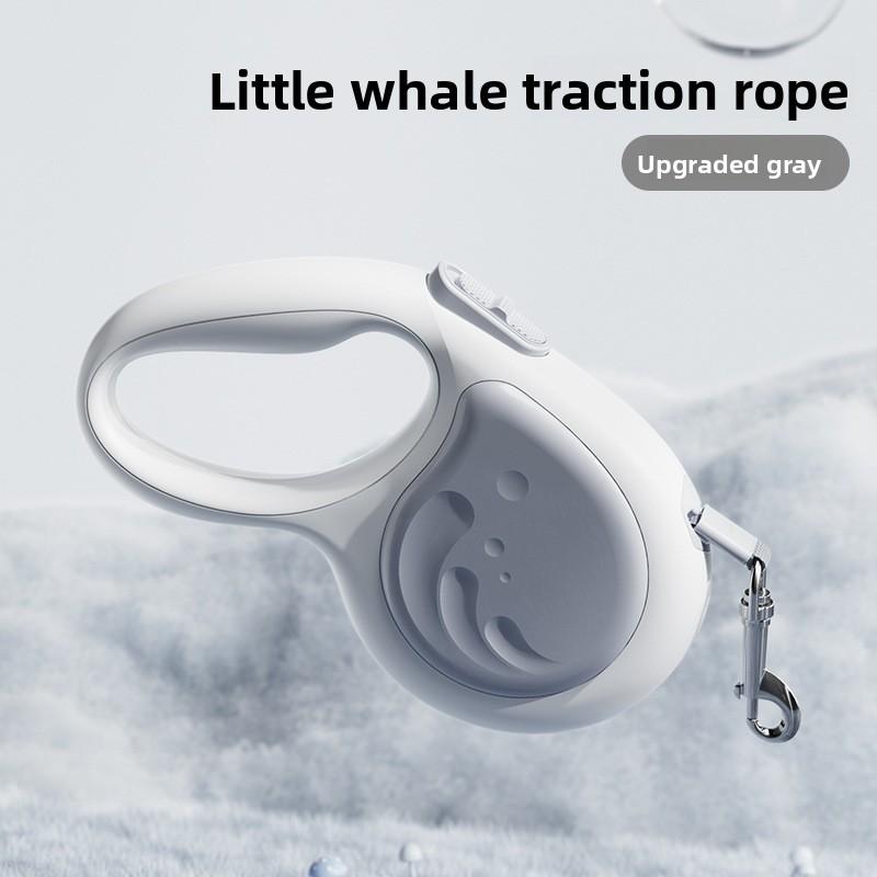 

Auto Retractable Dog Traction Rope For Medium Large Dogs Nylon Abs Durable Walks Gray,3m