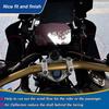 Motorrad Seitenscheibe Windschutz Seitenverkleidung Deflektor Luftstrom Handschutz Protektor passend für B.M.W R1250 GS Adv 2019-2022 R1200 GS Adv 2014-2020