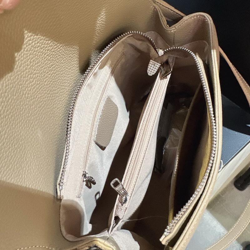 New cowhide leather tote bag small square bag high-end portable shoulder messenger bag women's bag