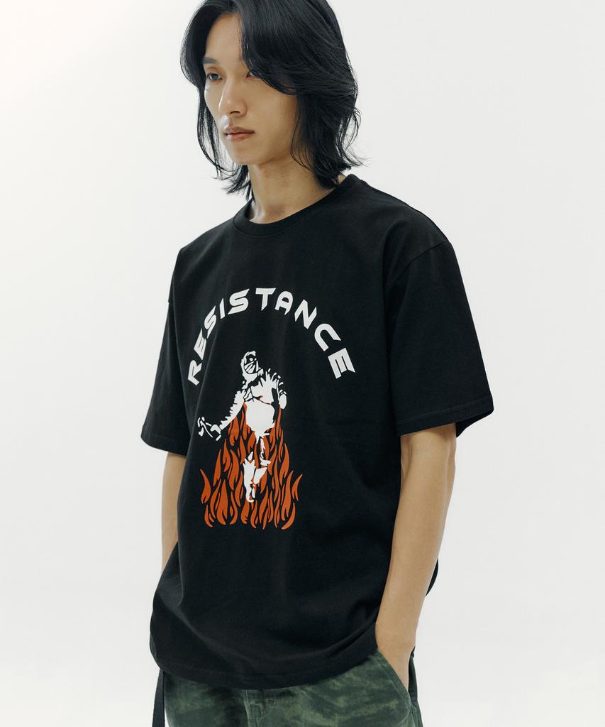 Tochi Resistance T-Shirts [Black]