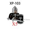 Medieval Military Noble Knights Building Blocks Figures Accessories Helmet Armor Shield Sword MOC Bricks Toys Friends Gifts