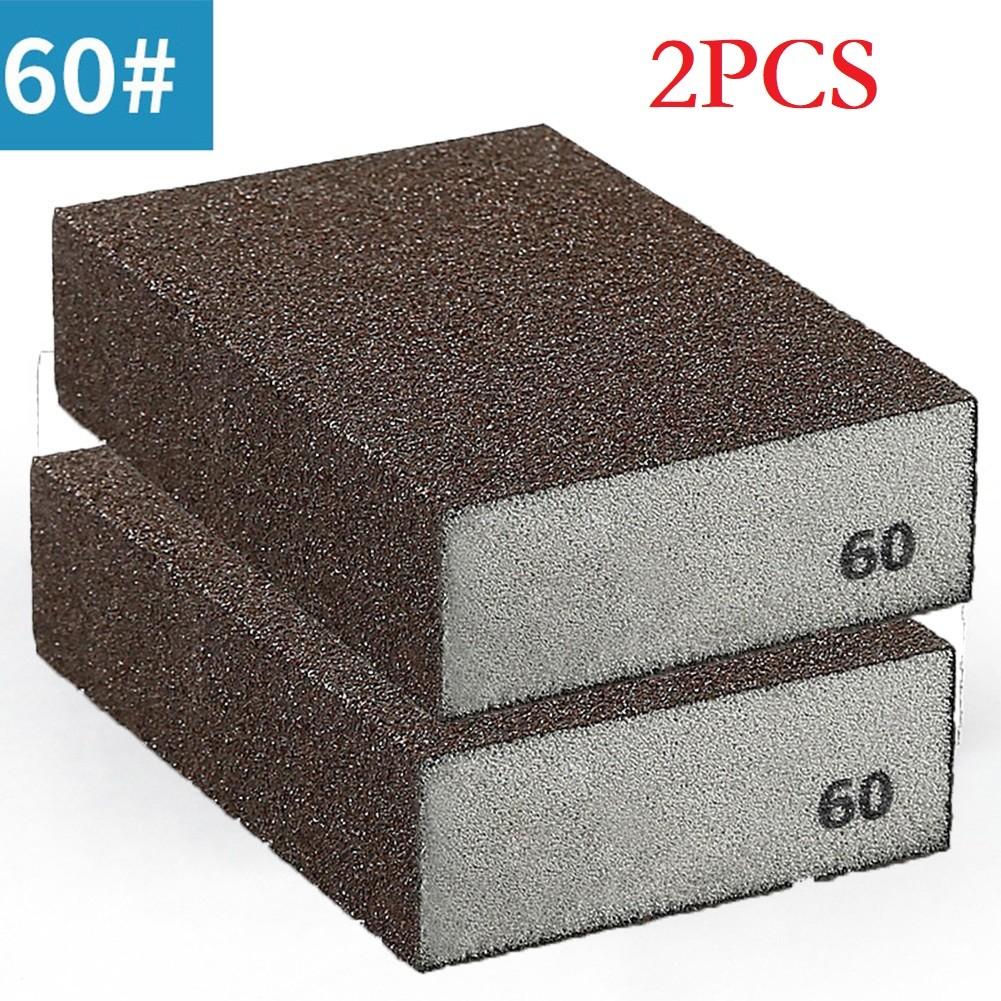 2PCSGrit Sanding Sponge Blocks Flexible Wet High Density