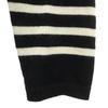 ORCIVAL wool Border Pattern Long sleeve sweater 5 Black series knit Men's Used