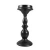 American Retro Black Iron Candlestick: Aromatherapy Pillar Candle Holder & Photography Prop