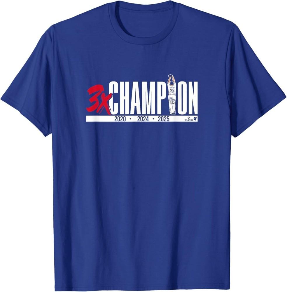 Clayton Kershaw - Three-Time Champion - Los Angeles Baseball T-Shirt Unisex T-Shirt L