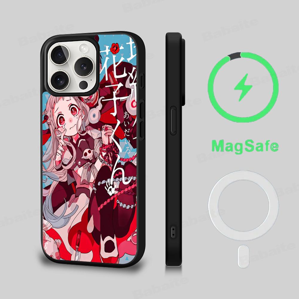 Toilet Bound Hanako Kun Phone Case Magnetic Case For IPhone 16 14 13 12 11 15 Pro Max Plus For Magsafe Wireless Charge Cover