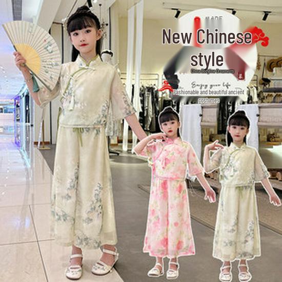 Korean Style Girls' Lace Princess Dress, Spring/Autumn 2024 - Long Sleeve, Puffy Tulle One-Piece