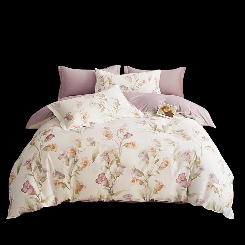 Tianqin Wind Chime Dream Shadow Pure Cotton Bedding Set