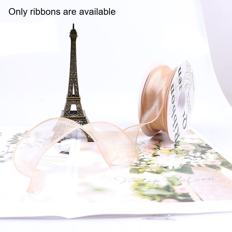 1 Roll Flower Packaging Ribbon Fish Tail Mesh Flower Shop DIY Material Wave Edge Fish Tail Mesh Belt Sewing Supplies