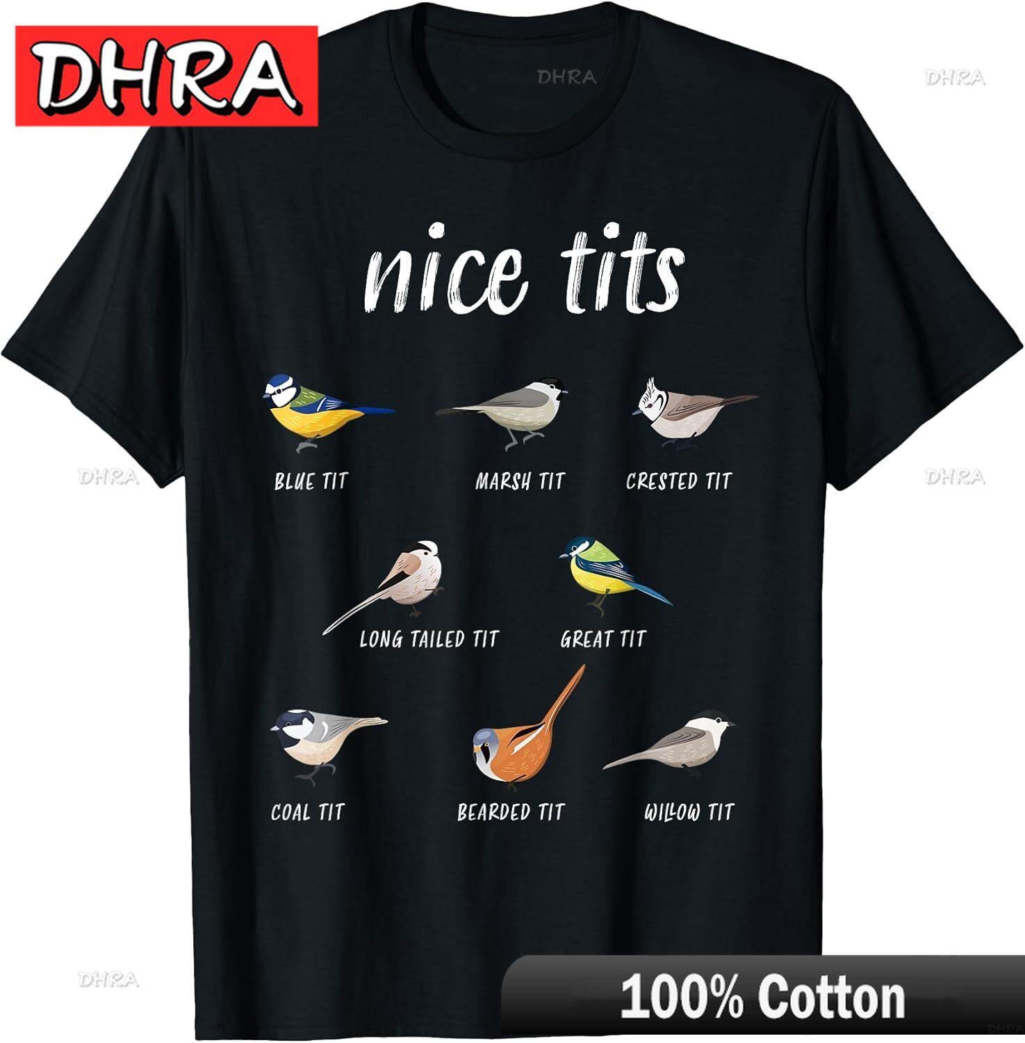 

NEW NiceTits Funny Bird Watching Gift Birder Bird Lover TShirt Stylish Tshirts Chic Trendy Retro Clothing Cotton Compression 4XL