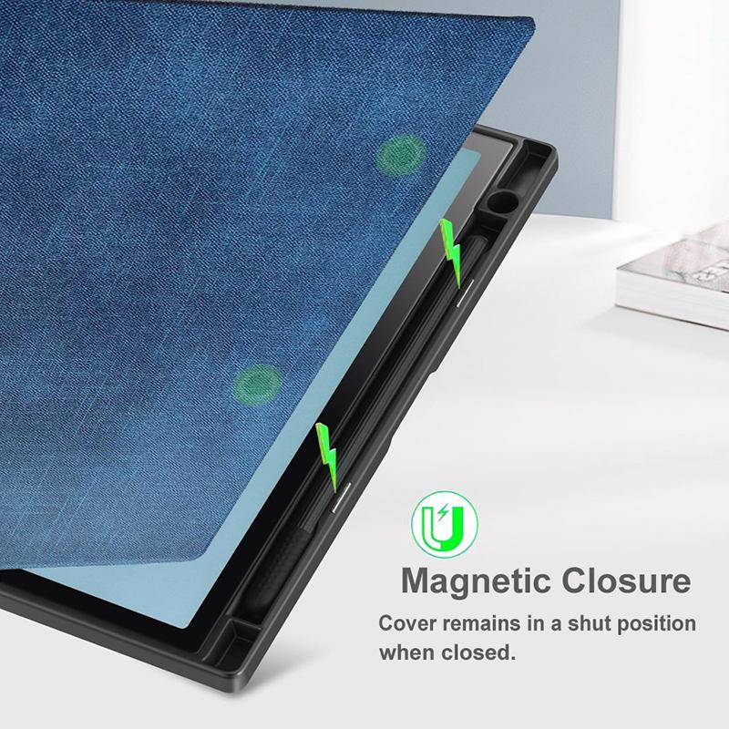 Foldable Magnetic E-Book Reader Cover With Pencil Slot Holder For Boox Onyx Note Air4C Protective Case Protector Accessories
