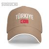 Unisex Sandwich TuRKIYE Turkey Flag And Font Baseball Cap Unisex Women Hip Hop Caps Snapback Golf Hat Fishing