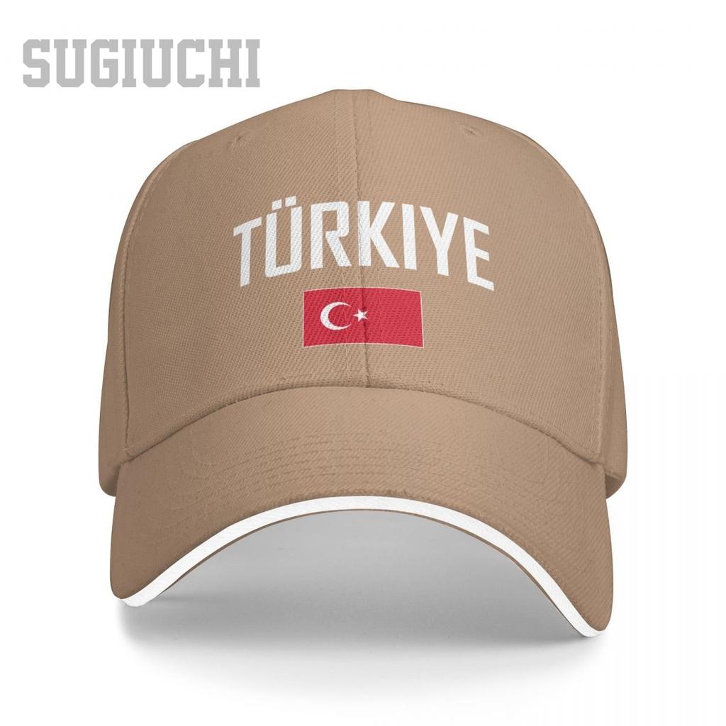 Unisex Sandwich TuRKIYE Turkey Flag And Font Baseball Cap Unisex Women Hip Hop Caps Snapback Golf Hat Fishing