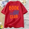 Retro Book Club Tshirt for Literature Lovers Reading Bookworm Tshirt Fashionable Bookworm Book Lover Librarian Uniform Y2K