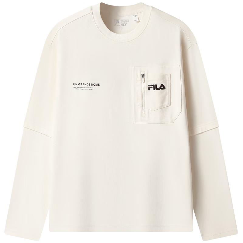 

FILA Men s Faux Layer Long Sleeve Knit T-Shirt XL