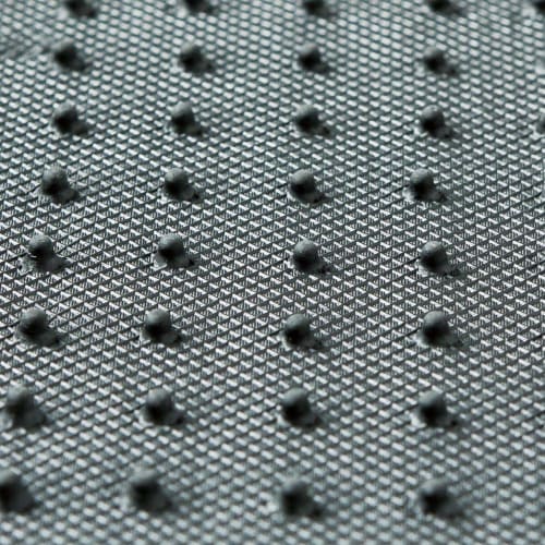 BONFORM Car Mat Straight for 1 Regular Car, Set of 5, Anti-slip Treatment, Comes with Heel Pad, 5 Ten Set, Black 6369-09BK