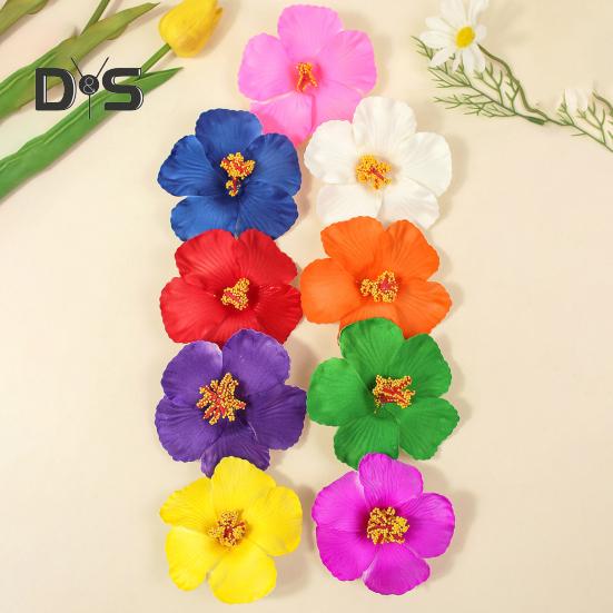 Kadın Saç Klipsi Taklit Çiçek Şekli Yazlık Dekoratif Saç Tokası EVA Malzeme Renkli Saç Aksesuarları