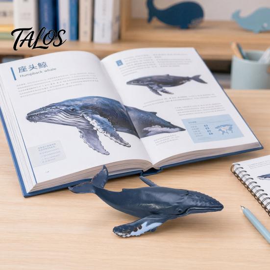 Kleinkinder Haifischspielzeug Simuliertes Meeresleben Modell, Realistischer Wal Delfin Figur, PVC Meerestier Modell Pädagogisch für Jungen Mädchen
