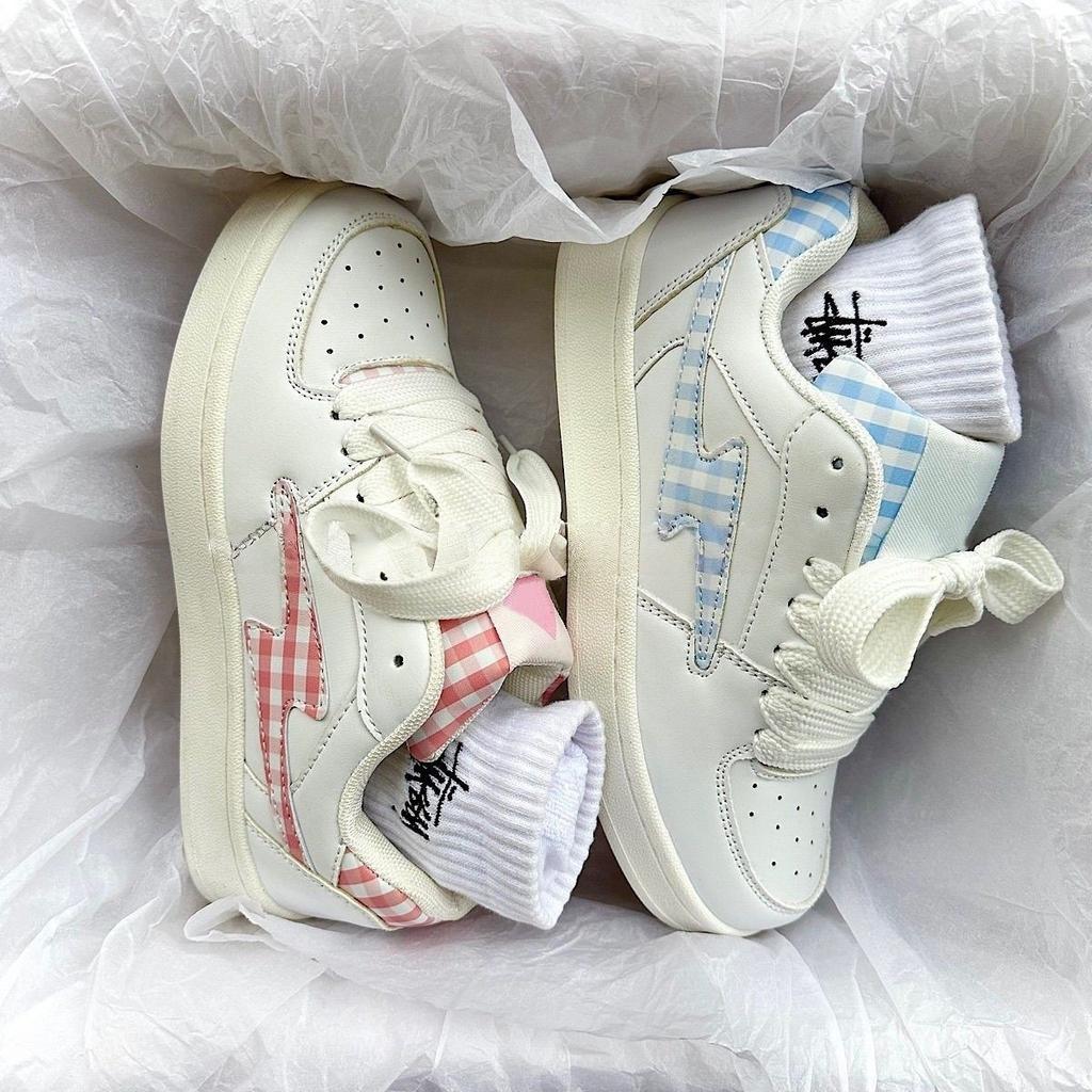 Spring and Autumn New Casual Bread Shoes Platform Niche Board Shoes Ins Breathable