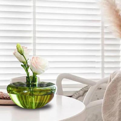 Blumenbehälter Hydroponische Glasvase für Badezimmer- und Schlafzimmerdekor