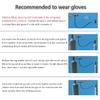 CGA320 Soda Machine blue Co2 Bottle Cylinder Refill Adapter Hose,For Refill blue Co2 Tank Bottle(CGA320 to TR21-4, Dual Valve With Gauge) (36In)