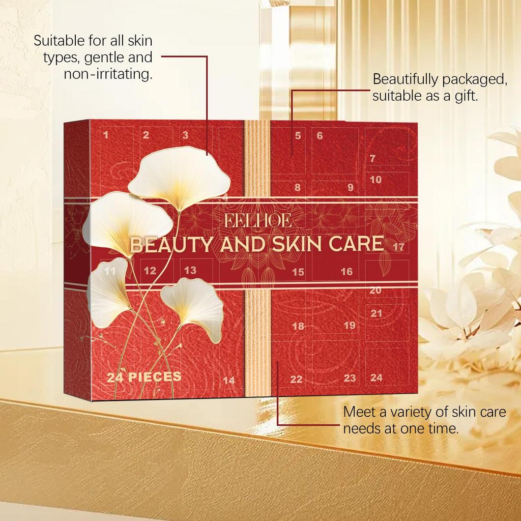 EELHOE 24 Compartments Beauty Blind Box Hydrating Skin Care Moisturizing Moisturizing Beauty Set