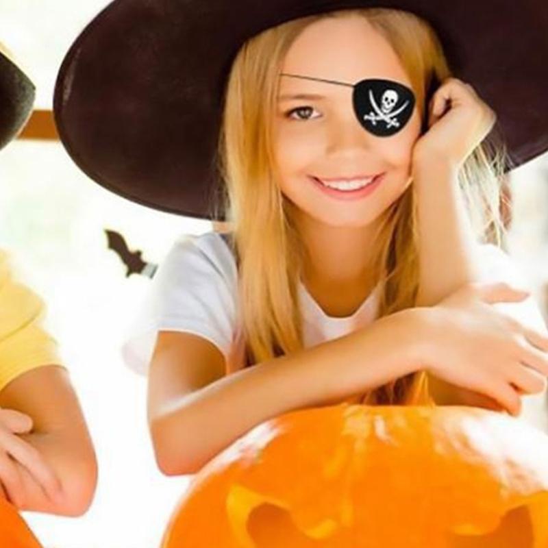 Captain Pirate Dressing Up Set Halloween Pirate Costume Accessories Pirate Hat,Head Scarf,Earrings for Cosplay Party
