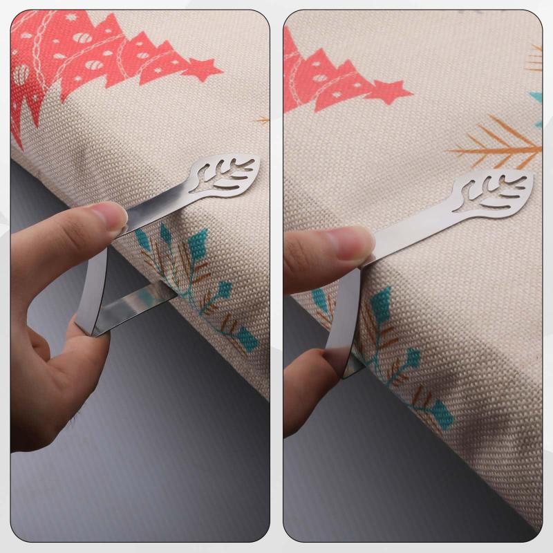 Stainless Steel Table Cloth Clip Creative Patterns Tablecloth Fixing Tool Clip Table Cover Clamp