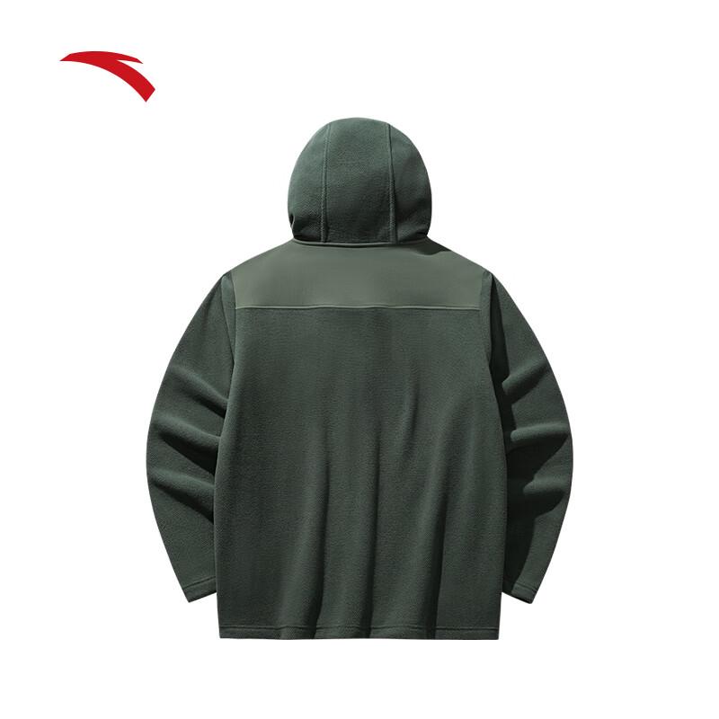 Anta Men's Outdoor Hooded Fleece Jacket