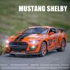 1/32 Scale Mustang Shelby GT500 Alloy Sports Car Model Diecast & Toy Vehicles Metal Car Model Simulation Collection Kids Toy Gift