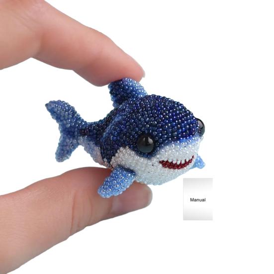 Octopus Bead Embroidery Kit DIY Ocean Animals Craft Set with Full-Color Instruction Sheet Bead Embroidery Starter Kit Gift for Craft Lovers Beginners