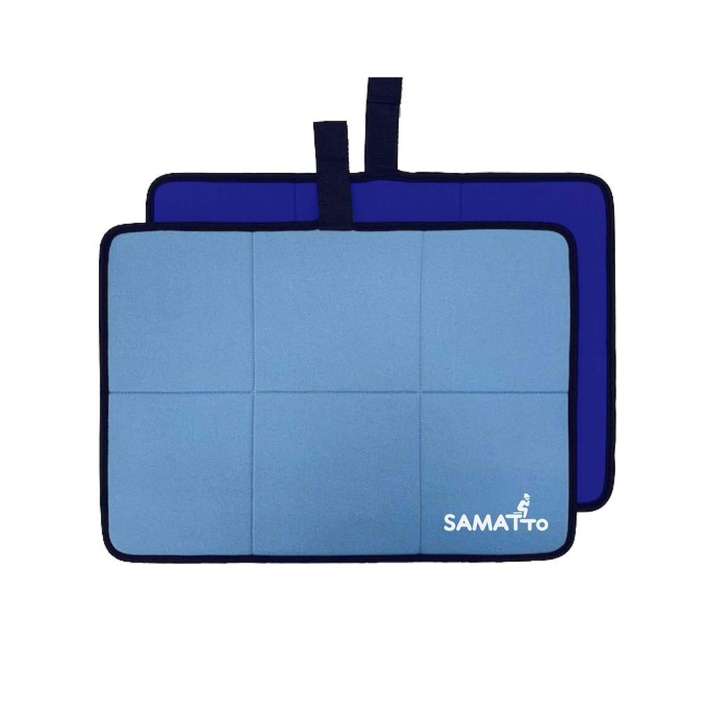 SAUNOI Folding Sauna Mat SAMATTO Blue X (Sky Blue)