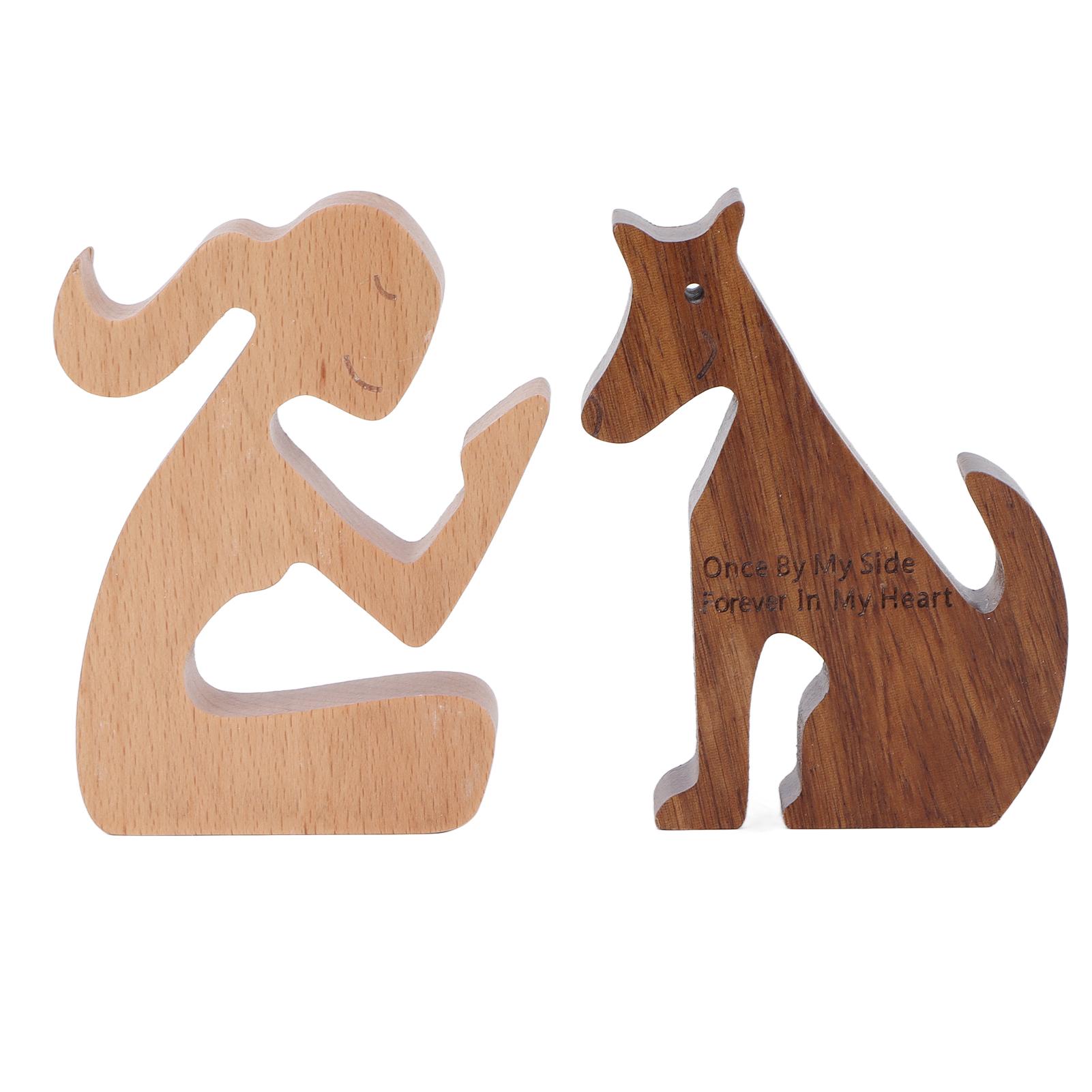 

Подарки в память о собаке в связи с потерей питомца, соболезнования, воспоминания, сочувствие, деревянные украшения, тип А 14x10,5x2 см