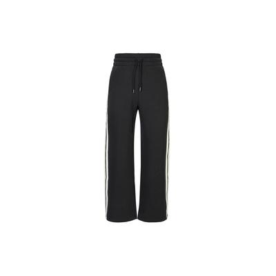 AW24 Sports Lifestyle Series Striped Comfortable Skin-Friendly Knitted Sports Pants Women Pants Black JZ1642