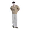 Men's Casual Knit Sweater Coat: Trendy Frayed Faux Two-Piece Design for Autumn/Winter, American Brand, Lazy Style.