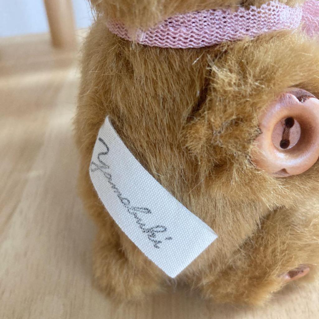 [USED] Teddy bear handmade by Midori Yamabuki