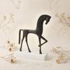 Pferd Tischdekoration Geprägte Stehende Figur Medaillon-Stil Equine Dekorative Note