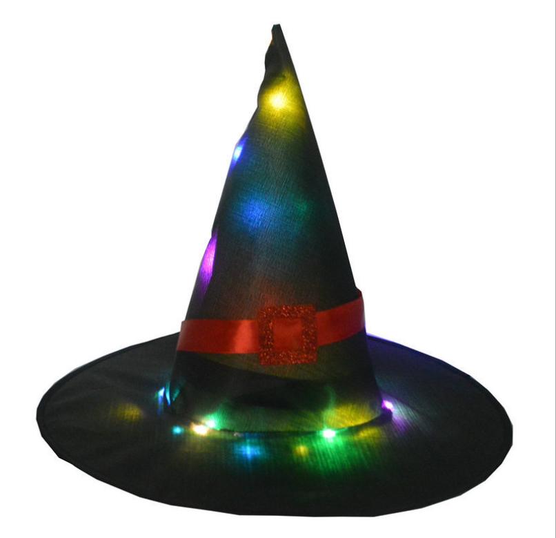 Halloween Witch Hat Led Light Up 