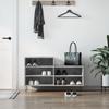 Vidaxl Shoe Cabinet, Concrete Grey, 102X36X60 Cm
