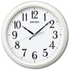 Clock Radio-Controlled Analog Wall Clock, White Pearl KX234W