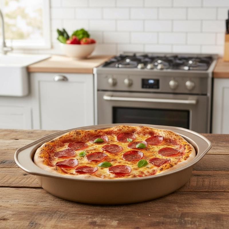 Ungiftige Rostfreie Stahl 9-Zoll Runde Kuchenform Für Gesundes Kochen Und Mühelose Entformung Wartung