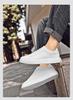 Men's Trendy Non-slip Thick-soled White Sneakers - Breathable, Versatile, Large Size Casual Sports Shoes