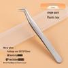 Eyelash Curler & Tweezers Set: Gold Feather Design for False Lashes and Extensions