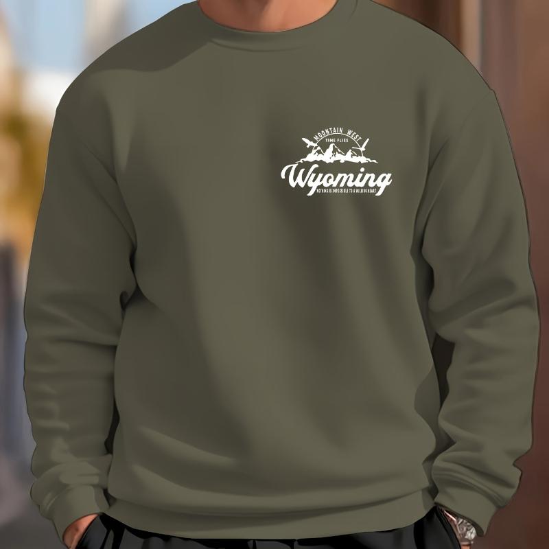 

Relaxed Fit Crew Neck Sweatshirt, Ribbed Trim, Classic Office Casual S