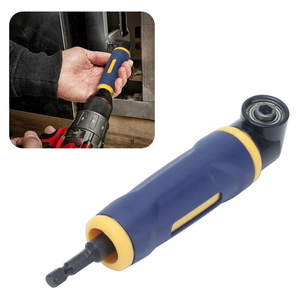 Labor-saving Right Angle Drill Adapter Rotatable Design Right Angle Extension Precision Work