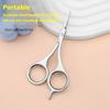 Rounded Stainless Stork Scissors Professional Nose Hair Scissors Man Facial Hair Scissors for Eyebrows Facial Hair Beauty Tool